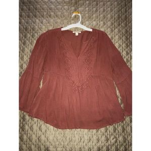 Blush flowy top 🎀